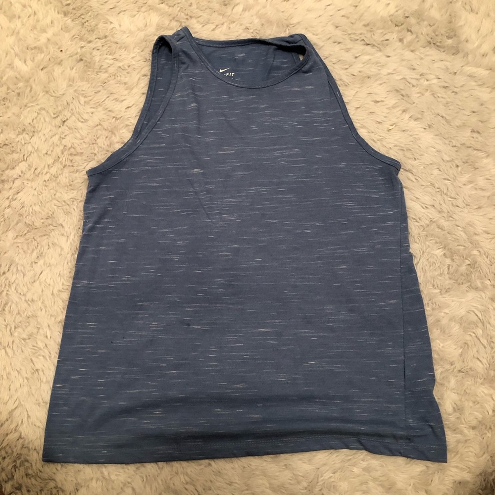 Blue Nike Dri-Fit Tank Top